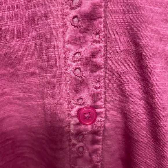 LOGO by Lori Goldstein Relaxed Pink Tunic size L - Picture 3 of 13